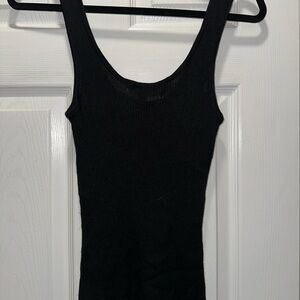 James Perse Classic Black Tank Top